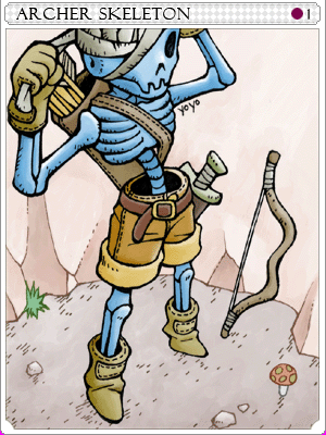 Archer Skeleton Card