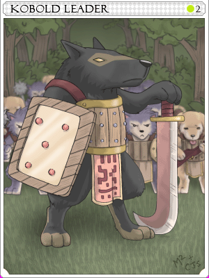 Kobold Leader Card