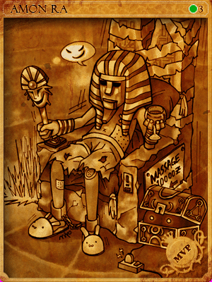 Sealed Amon Ra Card