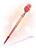 Crimson One-Handed Staff [2]