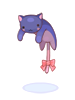Navy Drooping Kitty [0]