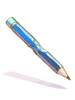 Blue Pencil In Mouth [0]