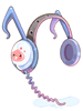 Costume Note Headphone [0]