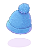 Costume Blue Fur Hat [0]