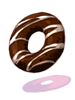 Costume Choco Donut in Mouth [0]