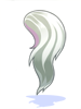 Costume Straight Pony White [0]