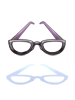 C. Black Framed Glasses [0]