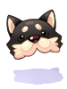 Costume Black Shiba Inu Hat [0]