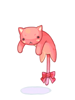 Costume Drooping Kitty Pink [0]