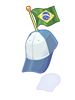 Brazil National Flag Hat [1]