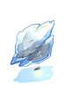 Piece of Frozen Skin