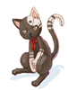 Black Kitty Doll