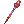 Crimson One-Handed Staff
