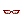 Costume Red Glasses