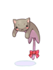 Brown Drooping Cat [0]