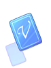 Blue V Card