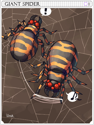 Giant Spider Card
