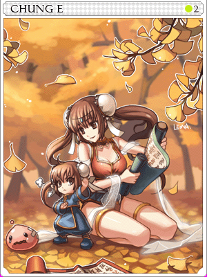 Green Maiden Card