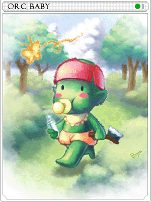 Orc Baby Card