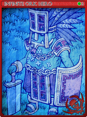 Infinite Orc Hero Card