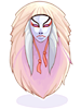Costume Kabuki Mask [0]
