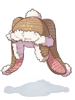 Costume Knit Rabbit Ears [0]