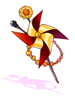 Costume Red Vane Hairpin [0]