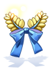 Costume Blue Rear Ribbon [0]