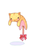 Yellow Drooping Cat [0]