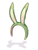 Green Bunny Hairband [0]