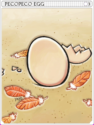 Pecopeco Egg Card