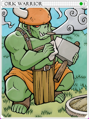 Orc Warrior Card