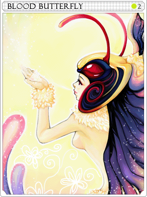 Bloody Butterfly Card