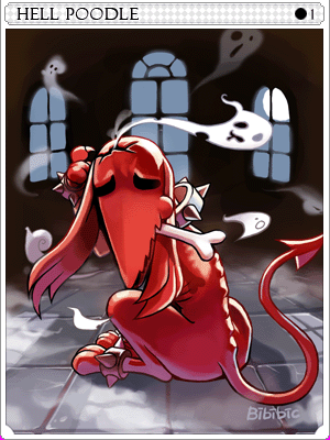 Hell Poodle Card