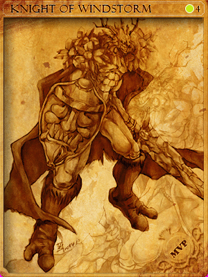 Sealed Knight of Windstorm Card