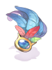 Costume Rainbow Feather Decoration [0]