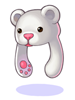 Costume Polar Bear Cap J [0]