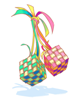 Ketupat Warna Warni [0]