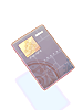 Blue L Card